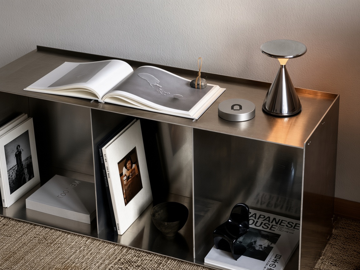 Tunnelvision Beacon on a steel shelf
